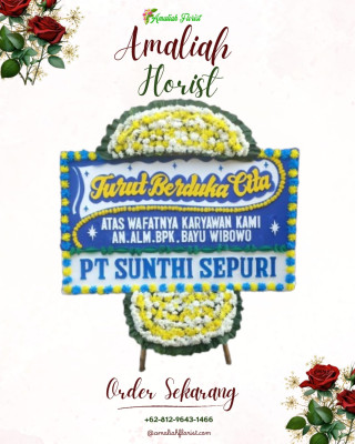 Papan Bunga Duka di Cigadung