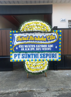 Papan Bunga Duka di Cigadung