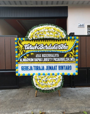 Papan Bunga Duka di Cigadung